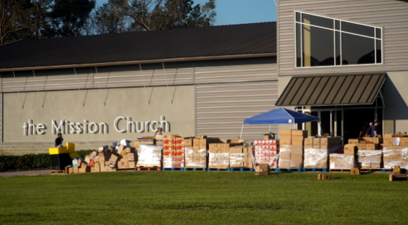 Food Donation at the Mission Church
