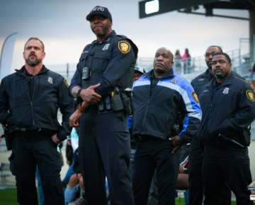 Police Officers at a Sporting Event