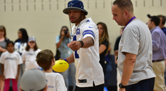 Youth Sports Event with Dallas Cowboys Player